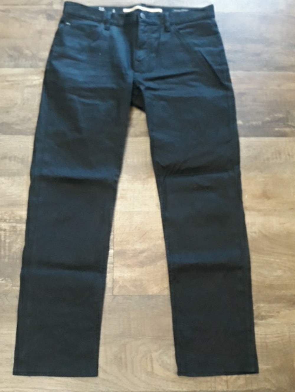 New Banana Republic Black Traveler Pants with Contrast Stitch